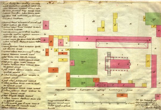 План Варсонофьевского монастыря 
