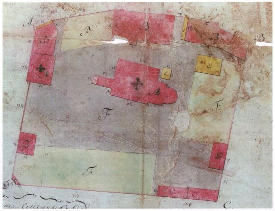 План Знаменского монастыря 
