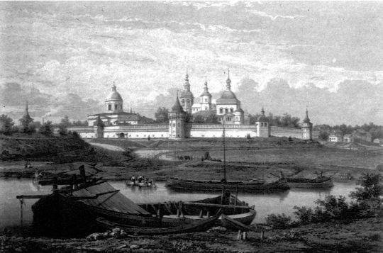 Вид Данилова монастыря с юго-восточной стороны 
