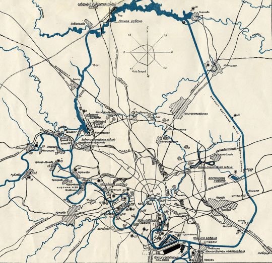 Проект схемы Московского порта

