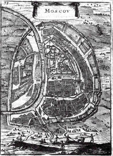 План Москвы из Атласа Мале
Из четвертого тома редкого ныне французского издания атласа Мале. План города с заголовком "MOSCOV" - карта Москвы в пределах Белого города в западной ориентации - исполнен гравером А. Авелином по оригиналу, опубликованному во втором томе Атласа Блеу. Его размер по доске 150x110 мм. На плане поименованы отдельные части города. Содержит подпись гравера: "Aveline fecit".
