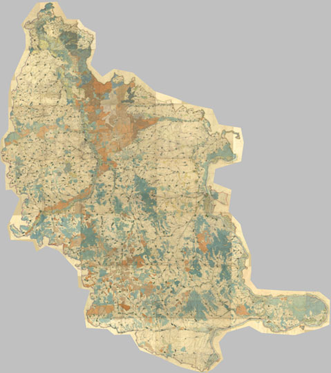 Карта Симбирской губернии 1:42K % Simbirsk gubernia
Одноверстная топографическо-межевая карта Симбирской губернии. Cоздана в 1859-1861 годах. Является 6-й из 8-ми созданных под руководством А.И. Мендт (Менде) карт. Весь комплект включает карты Тверской, Рязанской, Тамбовской, Владимирской, Ярославской, Симбирской, Нижекогодской и Пензенская губерний.  
Ключевые слова: Ульяновск,Симбирск,карты Менде