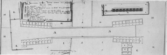 Проект Торговых рядов около Кузнецкого моста
Проект Торговых рядов около Кузнецкого моста. Чертеж Д.В. Ухтомского
Ключевые слова: Д.В. Ухтомский, Кузнецкий мост, XVII, чертеж, торговые ряды