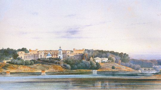 Общий вид Царицына в 17 верстах от Москвы
