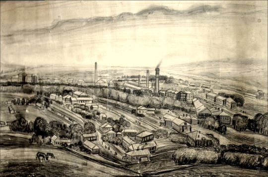 Панорамный вид фабричного поселка Покровской мануфактуры
Ключевые слова: Дмитровский район;  Яхрома; Покровская мануфактура